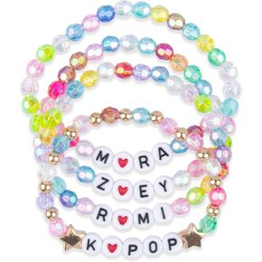 Stackable Beaded Friendship Bracelets Set for Women Cosplay Stretch Layered Bracelets Birthday Christmas Gifts for Daughter in Saudi Arabia