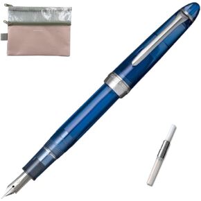 Sailor Fountain Pen (Fine) Shikiori Hisakata with converter ＆ W zipper case(Japan Import) (Sakura) in Kuwait