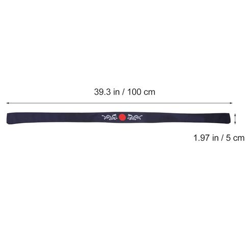 Uonlytech Japanese Headband 2pcs Bushido Headband Fitness Costume Cotton Curls Sports in Saudi Arabia