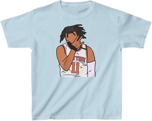 Youth T-Shirt Jalen Brunson 3 Point Celebration New York Basketball Tee Kids Sizes in Saudi Arabia