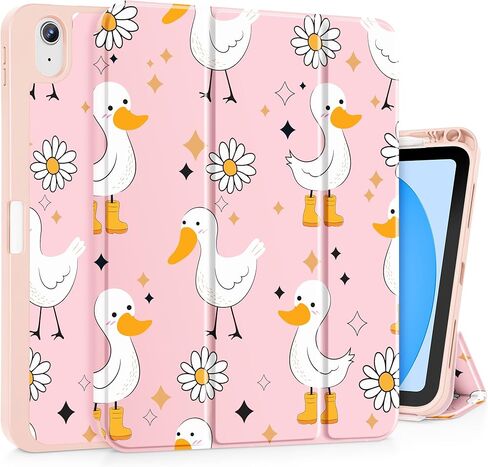 May Chen for iPad (A16) CASE 11th Generation 11 Inch 2025 ، iPad 10th Gen Case 2022 10.9 Inch ، Trifold Stand with Auto Wake/Sleep TPU STANT STAND STAND ، Cherry & Cheetah in Saudi Arabia