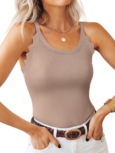 ANRABESS Tank Tops for Women Spaghetti Strap Camisole Sweater Ribbed Knit Sleeveless Shirts 2026 Summer Casual Cami Clothing in Saudi Arabia