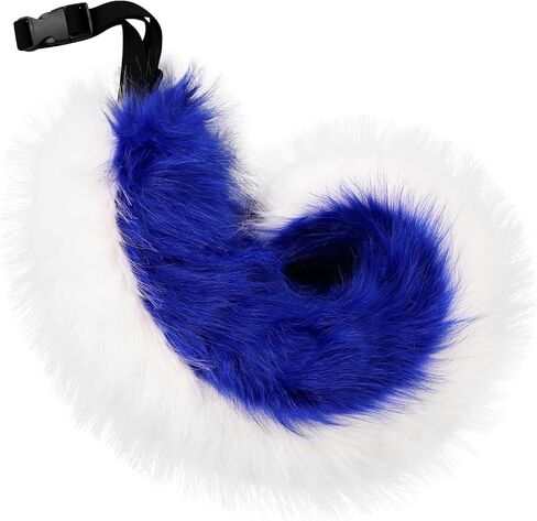 HAOAN Faux Fur Wolf Fox Tail Furry Costume Accessories for Halloween Party Cosplay in Saudi Arabia