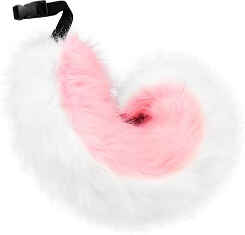 HAOAN Faux Fur Wolf Fox Tail Furry Costume Accessories for Halloween Party Cosplay in Saudi Arabia