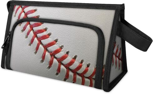 Large Capacity Pencil Case Pouch, Basketball Sport Portable Zipper Pencil Cases Pencil Bag Office Stationery Bag Makeup Bag Desk Organizer for Women Men in Saudi Arabia