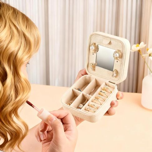 Bridesmaid Proposal Gifts - Travel Jewelry Case - Maid of Honor Proposal Gift - Will You be My Bridesmaid Gifts for Friends Girls Women Matron of Honor Gift Jewelry Box in Saudi Arabia