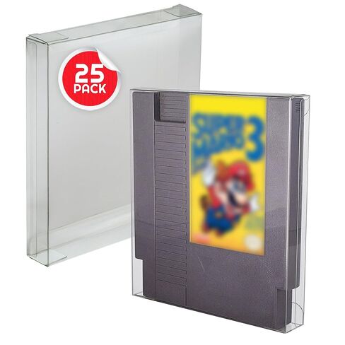 Video Game Box Protector Compatible for Nintendo Game Boy and Game Boy Advance - 0.40 MM Thick, Acid-Free Clear PET, Collector Box Protective Plastic Case, Gameboy Protector by EVORETRO (Pack of 25) in Kuwait