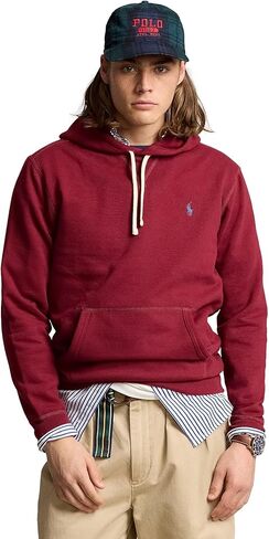 POLO RALPH LAUREN Mens Cabin Fleece Hoodied Sweatshirt (XXL, RedCarpet) in Saudi Arabia