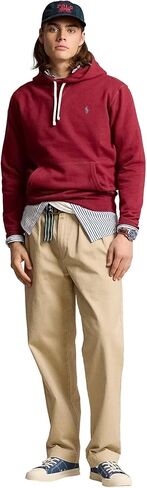 POLO RALPH LAUREN Mens Cabin Fleece Hoodied Sweatshirt (XXL, RedCarpet) in Saudi Arabia