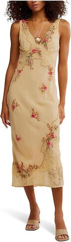 Free People Womens Meet Again Midi Dress in Saudi Arabia