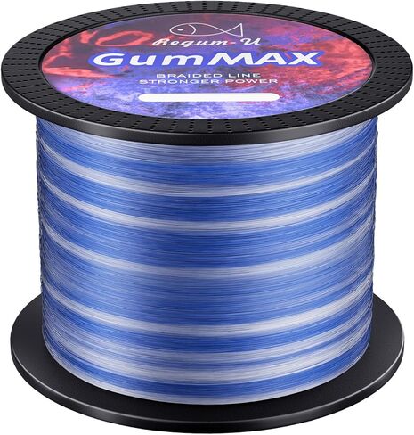 Gummax 8 Strand Braided Fishing Line | -Pro Grade Power Performance-Abrasion Resistant-Zero Stretch-Smaller Diameter in Saudi Arabia