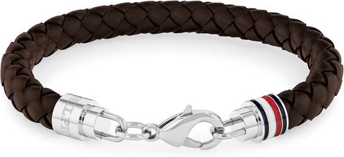 Tommy Hilfiger Men's Jewelry - Leather Bracelet, Lobster Closure - Elegant and Simple - Classic, Everyday Style - Gift for Him in Saudi Arabia