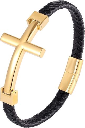 Urban Jewelry Pyramid Bracelet for Men – Gold Plated or Silver Stainless Steel – 8.3", 11mm, Scratch-Resistant, Bold Statement Jewelry – Premium Gift Box Included in Saudi Arabia