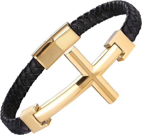 Urban Jewelry Pyramid Bracelet for Men – Gold Plated or Silver Stainless Steel – 8.3", 11mm, Scratch-Resistant, Bold Statement Jewelry – Premium Gift Box Included in Saudi Arabia