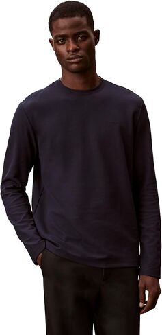 Calvin Klein Mens Micro Waffle Long Sleeve T-Shirt in Saudi Arabia