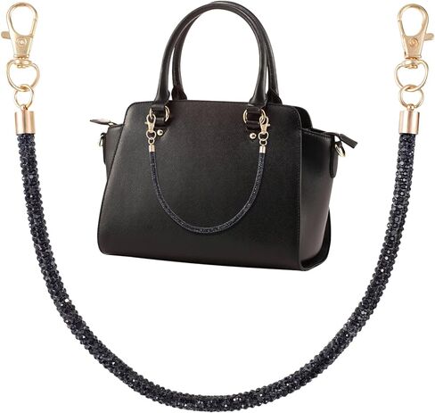 Moon Purse Chain Handbag Straps, Silver Metal Shoulder Crossbody Bags Short Handle Replacement Charm Accessories for Women - 1PCS in Kuwait