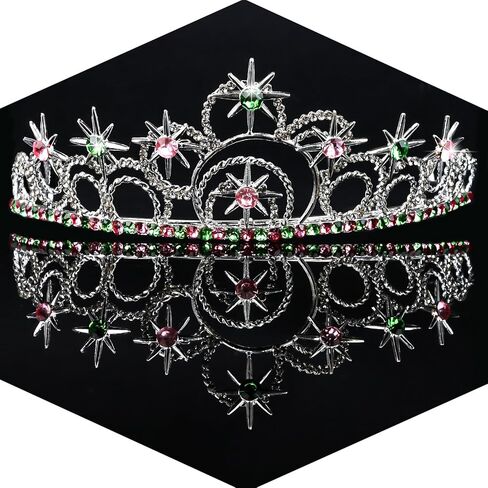 Tiaras for Women Bubble Crown Wicth Themed Costume Hair Accessories for Prom Wedding Halloween Birthday Party Favors in Kuwait