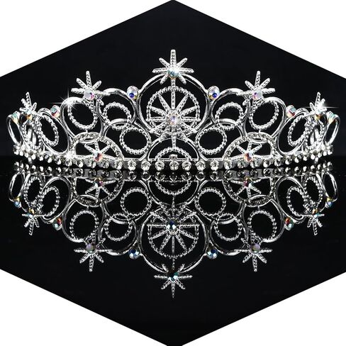 Tiaras for Women Bubble Crown Wicth Themed Costume Hair Accessories for Prom Wedding Halloween Birthday Party Favors in Saudi Arabia