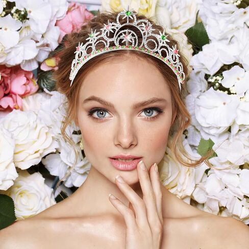 Tiaras for Women Bubble Crown Wicth Themed Costume Hair Accessories for Prom Wedding Halloween Birthday Party Favors in Saudi Arabia