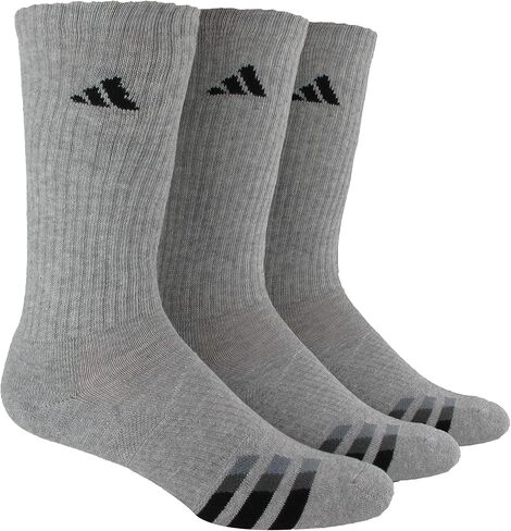 adidas mens Cushioned Crew Socks (3-pair) in Saudi Arabia