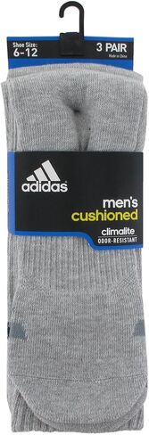 adidas mens Cushioned Crew Socks (3-pair) in Saudi Arabia