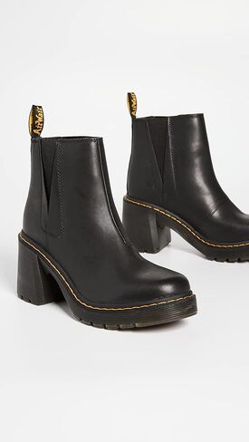 Dr. Martens Women's Spence Chelsea Boot, Black Sendal Nappa, 11 in Saudi Arabia