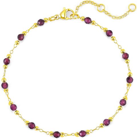 VIBILIA 18k Gold Plated Bracelets for Women, Dainty Gold Beaded Bracelets Trendy Waterproof Non Tarnish, Handmade Gold Jewelry for Women, Birthday Gifts for Women Friend on Thanksgiving Christmas in Saudi Arabia