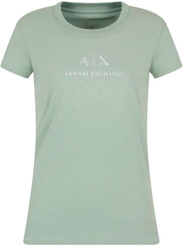 تي شيرت نسائي بشعار مخيط من Armani Exchange in Kuwait