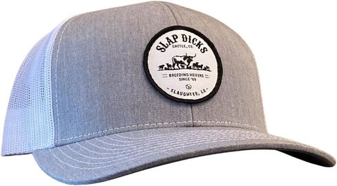 Breeding Heifers Since '69 Patch Hat (US, Alpha, One Size, One Size, Heather Grey/White) in Saudi Arabia