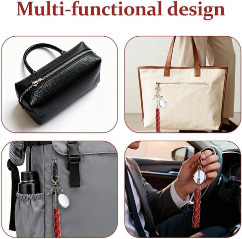 MiOYOOW Lipstick Holder Keychain, Stainless Steel 2 in 1 Lightweight & Portable Gloss Holder with Mirror for Women, Purse in Saudi Arabia