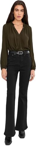 Madewell Womens Stretch Flare in Black in Saudi Arabia