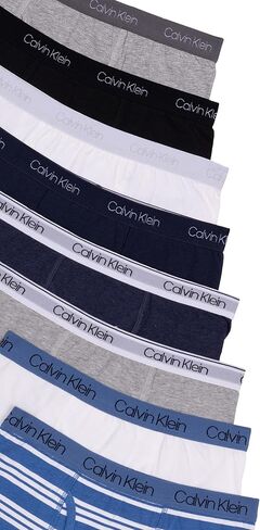 Calvin Klein Boys Modern Cotton Boxer Brief Underwear 8 Pack, Stripe Pack, Medium in Saudi Arabia