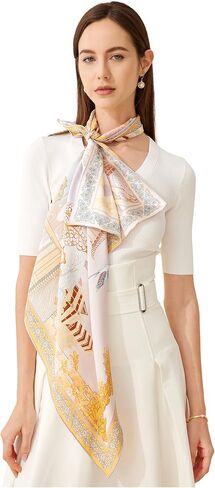 Grace Scarves 100% Silk Scarf, Large, Twill in Saudi Arabia