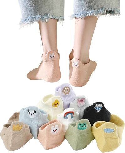 10 Pack Ankle Socks for Women-Casual Socks Breathable Sock in Saudi Arabia