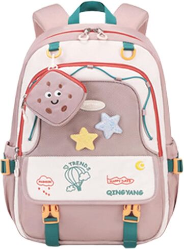 Girls Backpack Cute Star Bookbag for Elementary Middle School Kids Teens Kawaii Book Bag Preppy Y2k Aesthetic Back Pack 6-8 8-10 10-12 (Blue) in Saudi Arabia