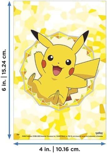 Pokemon Mini Backpack Set - Bundle with 12" Pikachu Backpack, Mini Poster, Stickers, Bookmark, More | Small Pokemon School Bag for Kids, Boys, Girls in Saudi Arabia