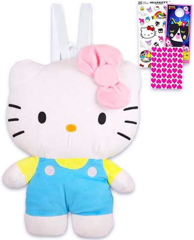Hello Kitty Plush Backpack Set - Bundle with 14" Plush Doll with Carrying Straps Plus Stickers, More | Hello Kitty Gifts for Girls in Saudi Arabia
