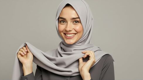 Magnetic Hijab Chiffon No Pin Women Islamic Prayer Scarf Built-in Undercap Lightweight Modest Fashion in Saudi Arabia