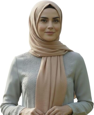 Magnetic Hijab Chiffon No Pin Women Islamic Prayer Scarf Built-in Undercap Lightweight Modest Fashion in Saudi Arabia