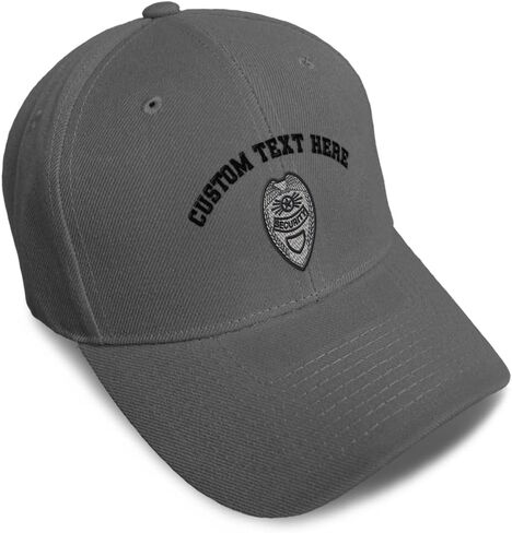 Custom Baseball Caps for Men & Women Embroidered Security Badge Embroidery Ladies & Men Baseball Hats in Saudi Arabia