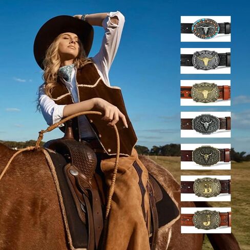 Ratchet Cowboy Belt, Western Ratchet Belts for Men Ratchet Western Belt with Automatic Cowboy Buckle in Saudi Arabia