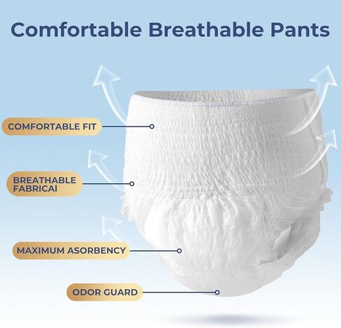 Adult Diapers for Women, Leak-Proof Comfortable Fit, Medium Size, 76 Count, Daytime M in Saudi Arabia