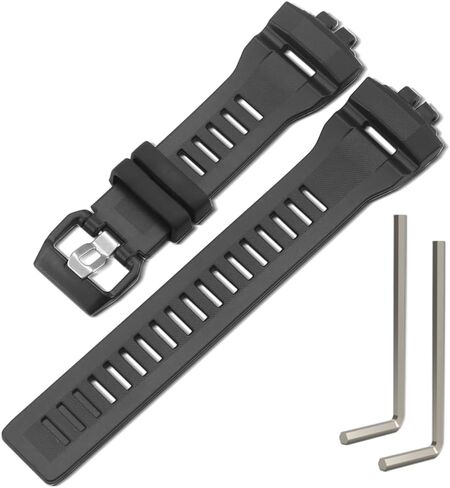 Resin Strap compatible with Casio Men's GBD200 Square GBD200UU-9 GBD-200-1JF GBD200-9 Watch Band Waterproof Bracelet in Saudi Arabia