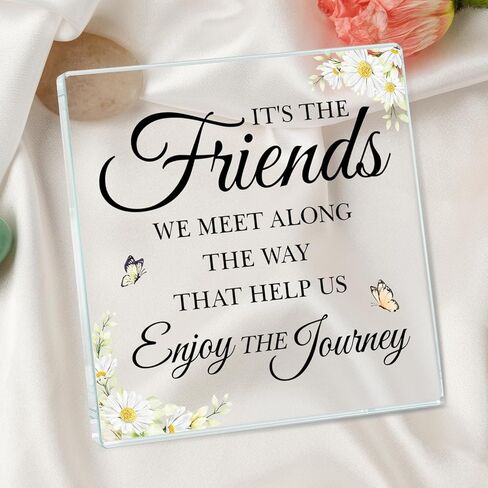هدايا للأصدقاء، هدايا عيد ميلاد أفضل صديق للنساء، هدايا الصداقة للنساء، هدايا Bestie، لوحة ديكور أكريليك تقدير أفضل صديق in Kuwait