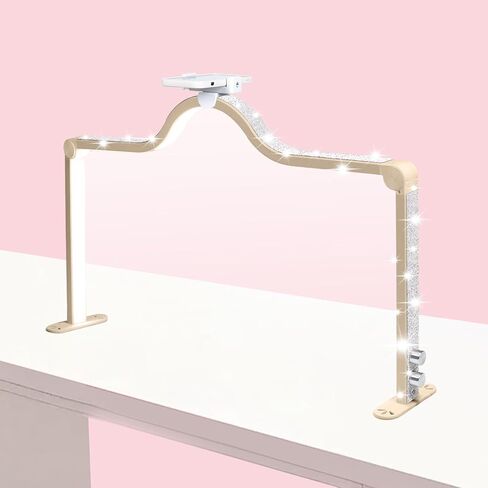 ضوء الأظافر للمكتب ، LED Dimmable Half Moon Light لصالونات الأظافر ، مصباح تقنية الأظافر للمكياج ، فن الأظافر ، تقليم الحواجب in Kuwait