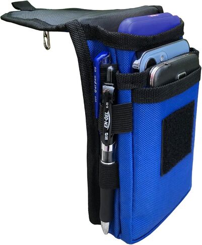 Dual Phone Case for Two Phones, Maezar Belt Clip Pouch Holder for Men, Tactical Cell Phone Holster with Belt Loop, Multi Tool Phone Case, Waist Pocket for Working, Outdoor Living or Hiking-Black in Kuwait