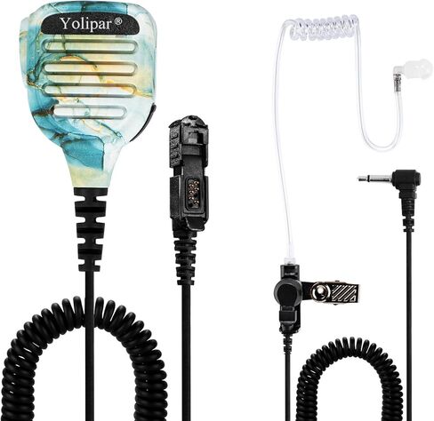 Radio Shoulder Speaker Mic Handheld Microphone with 3.5mm Audio Jack Compatible with Motorola XPR 3000 3300 3300E 3500 3500E in Kuwait