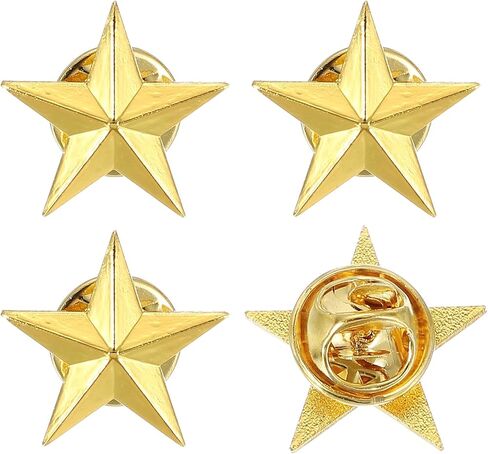 uxcell Star Lapel Pins, Award Pins Star Badge for Men Women Backpacks Hats Jackets Costume Accessories in Saudi Arabia