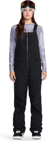 Volcom womens Swift Snowboard Bib Overall– 15k Waterproof Stretch Slim Fit With Repreve® in Saudi Arabia