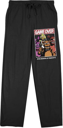 Five Nights At Freddy's Game Over Group Shot Women's Black Sleep Pajama Pants in Saudi Arabia